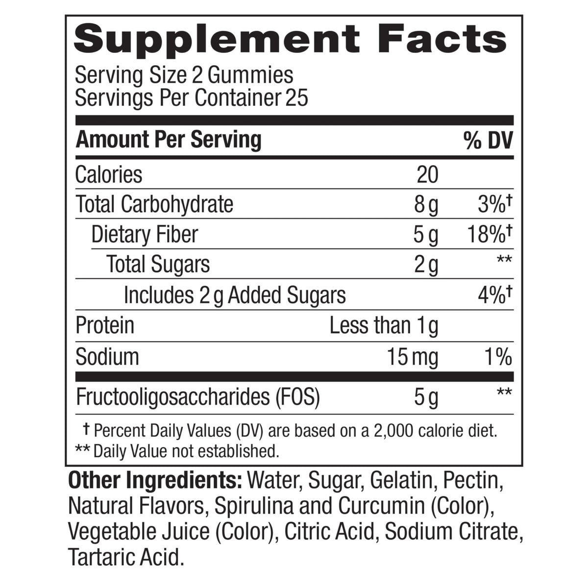 OLLY Fiber Gummy Rings, 5g Prebiotic Fiber, FOS (Fructo-oligosaccharides), Digestive Support, Berry Melon 50ct - FENGGESTORE20