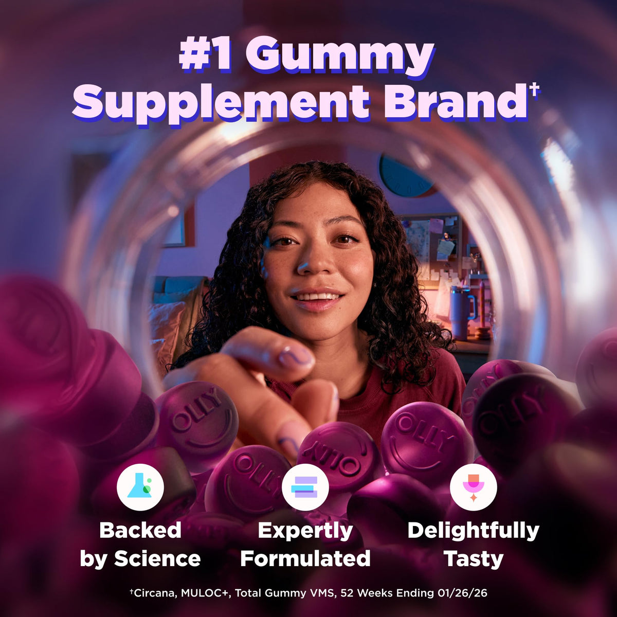 OLLY Max Strength Sleep Gummy, 10mg Melatonin, L-Theanine, Chamomile, Lemon Balm, Sugar Free, Vegetarian Sleep Aid, Strawberry - 70 Count - FENGGESTORE20