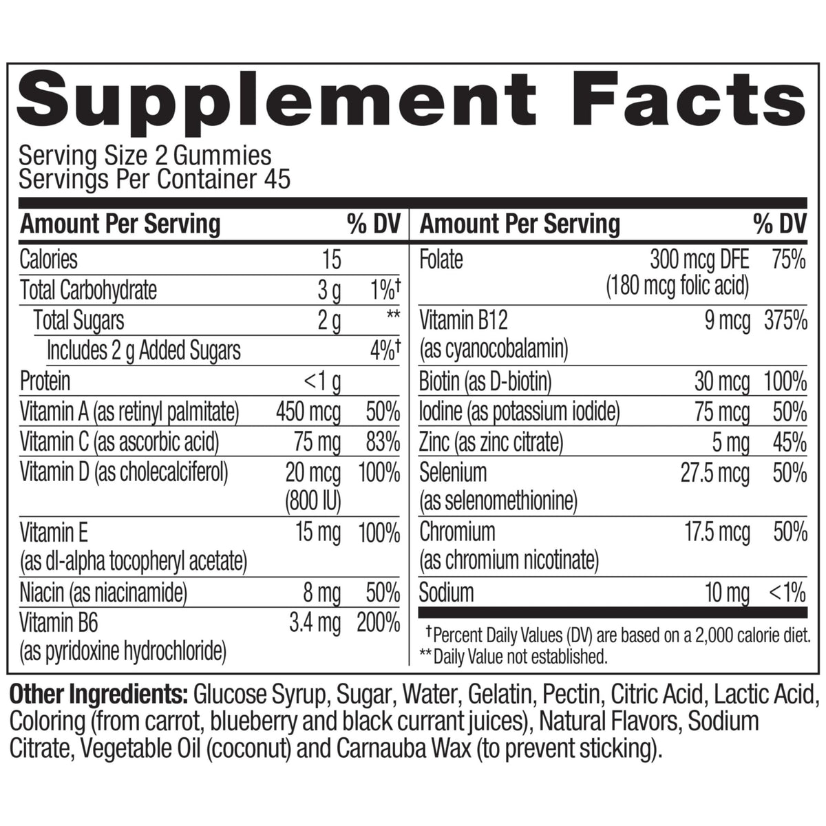 OLLY Men's Multivitamin Gummy, Vitamins A, C, D, E, B, Zinc, Blackberry Flavor, 45 Day Supply - 90 Count - FENGGESTORE20