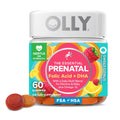 OLLY Prenatal Multivitamin Gummy, Supports Healthy Growth and Brain Development, Folic Acid, Vitamin D, Omega 3 DHA, Chewable Supplement - FENGGESTORE20