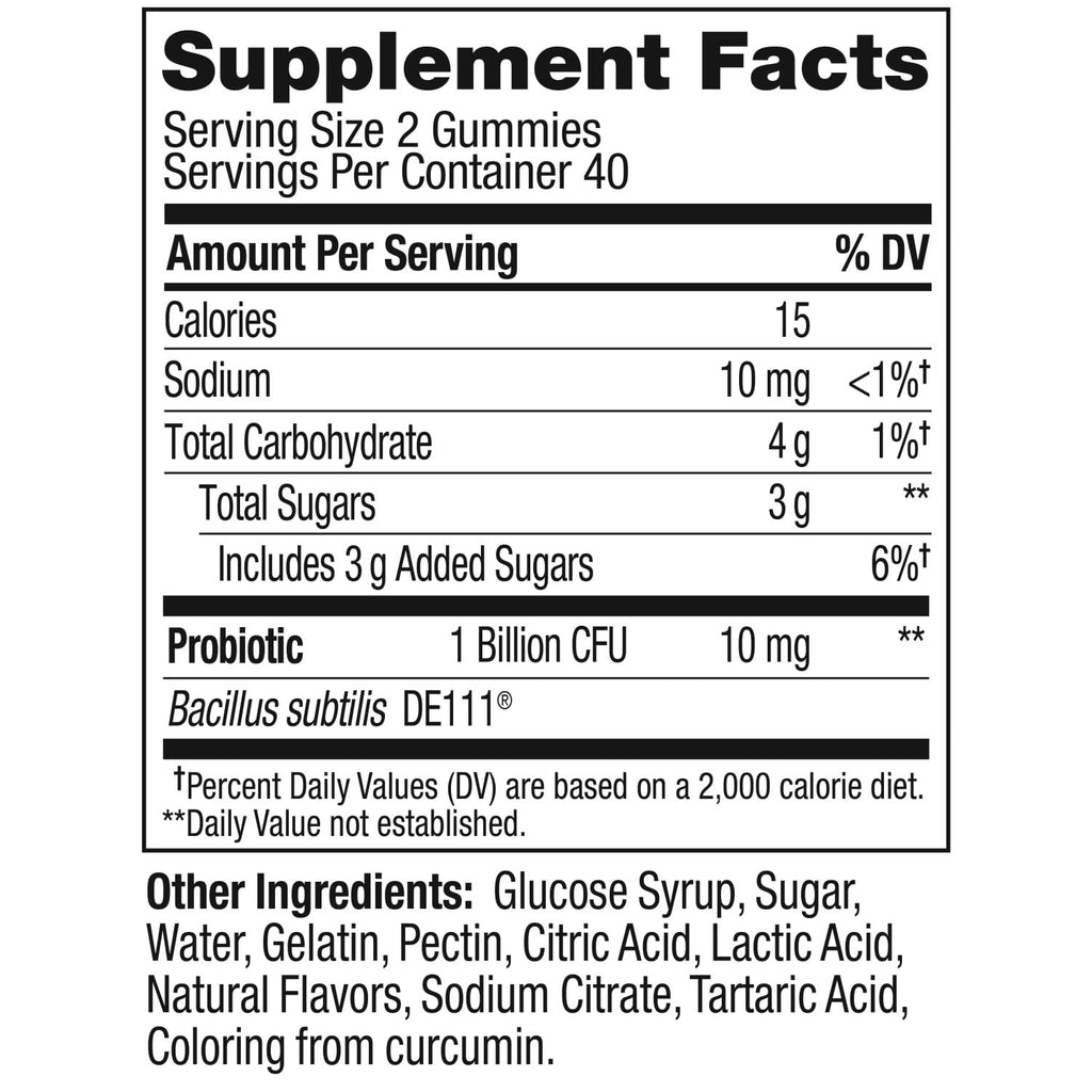 OLLY Probiotic Gummy, 1 Billion CFUs, Immune and Digestive Support, Chewable Probiotic Supplement, Mango, 80 Count - FENGGESTORE20
