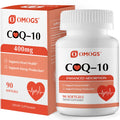OMOGS CoQ10 400mg Softgels, Coenzyme Q10 High Absorption Supplements Support Heart Health, Cardiovascular Health, Immune System - FENGGESTORE20