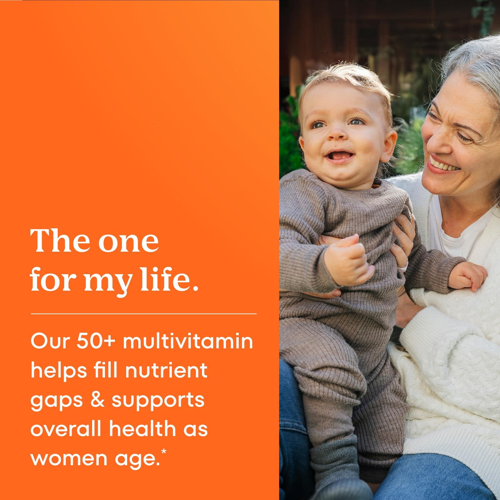 One A Day Multivitamin for Women 50 and Over Tablets, Womens Multivitamin 50 plus with Vitamins D, C, E, Zinc & Biotin, Daily Vitamins - FENGGESTORE20