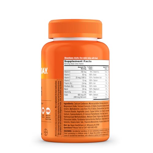 One A Day Multivitamin for Women- Daily Vitamins for Woman with Biotin, Calcium, Folic Acid, Iron & Zinc, Complete Women’s Vitamins - FENGGESTORE20