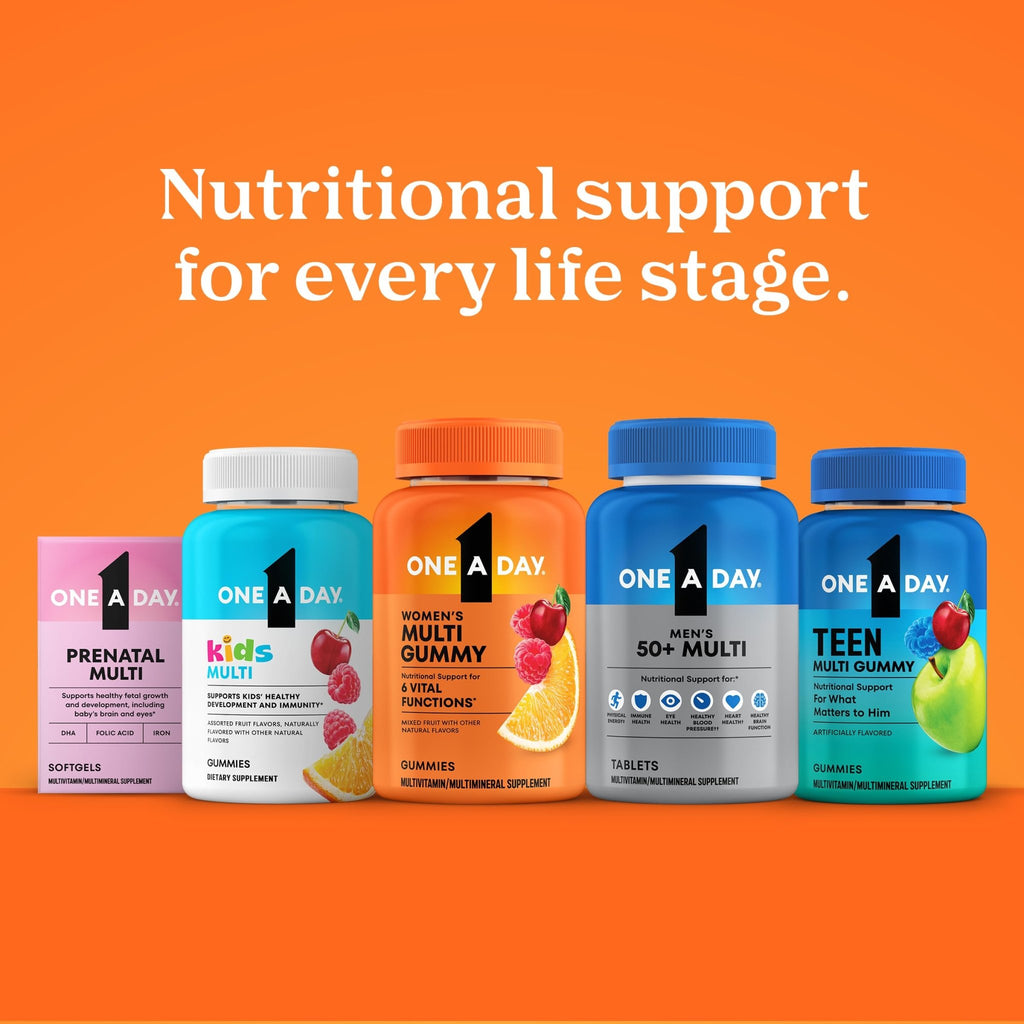 One A Day Multivitamin for Women- Daily Vitamins for Woman with Biotin, Calcium, Folic Acid, Iron & Zinc, Complete Women’s Vitamins - FENGGESTORE20
