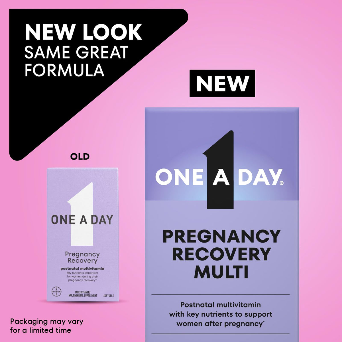 One A Day Postnatal Vitamins for Women, Postnatal Multivitamin with Folic Acid, Omega-3 DHA, B Vitamins, Support Immune Health, Breastfeeding - FENGGESTORE20