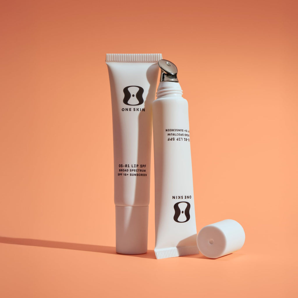 Oneskin LIP SPF OS-01 Peptide Broad Spectrum SPF 15 Mineral Sunscreen- Scientifically Proven to Protect Skin from UV Aging - FENGGESTORE20