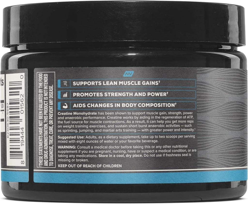 ONNIT Creatine Monohydrate Powder, IGEN(TM) Non-GMO Tested 5g Premium Creatine for Muscle Strength, Power and Lean Mass, Supports Brain Health - FENGGESTORE20