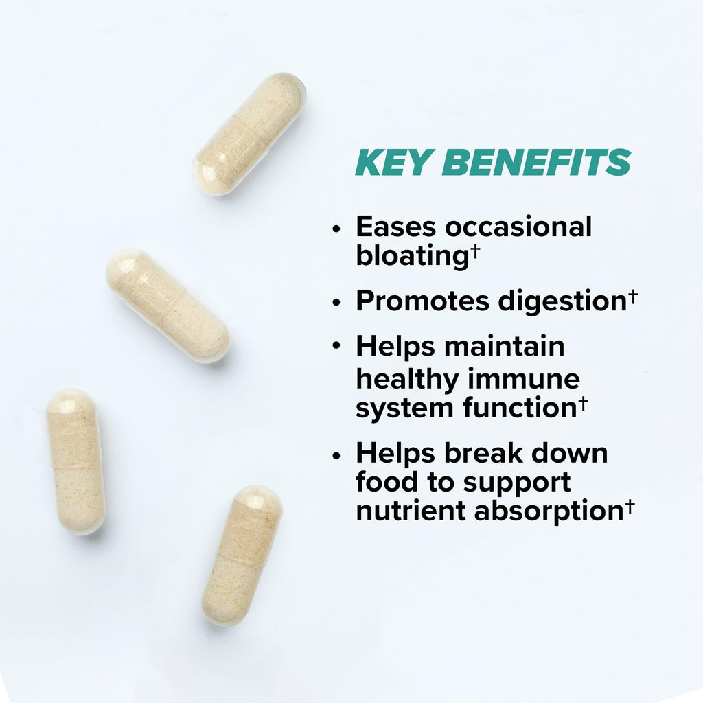 ONNIT Total Gut Health Daily Digestive Support, IGEN™ Non-GMO Tested Digestion Supplement for Women and Men with 7 Strains of Probiotics, - FENGGESTORE20