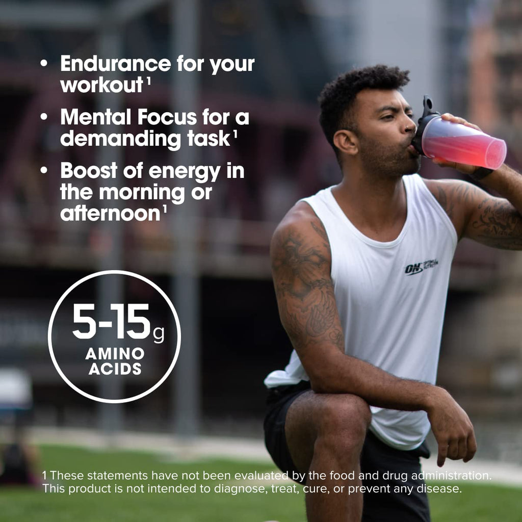 Optimum Nutrition Amino Energy - Pre Workout with Green Tea, BCAA, Amino Acids, Keto Friendly, Green Coffee Extract, Energy Powder - FENGGESTORE20