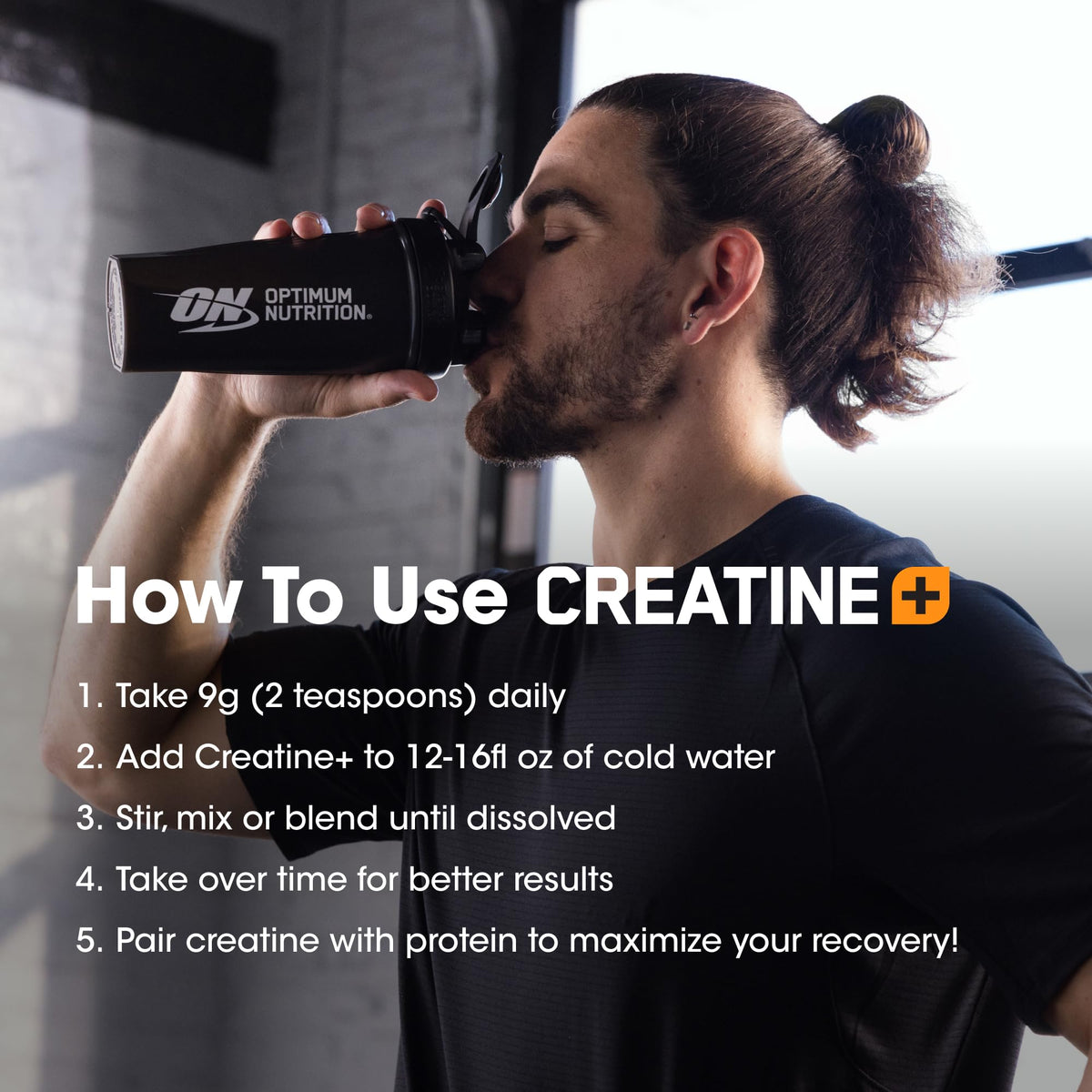Optimum Nutrition Creatine Monohydrate Plus Powder, Orange Passionfruit Flavored Creatine Performance Blend With Electrolytes for Hydration, Added Vitamins, 40 Servings, 360 Grams (Packaging May Vary) - FENGGESTORE20