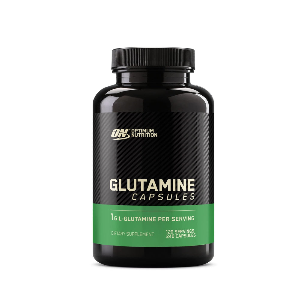 Optimum Nutrition L-Glutamine Muscle Recovery Capsules, 1000mg, 240 Count (Package May Vary) - FENGGESTORE20