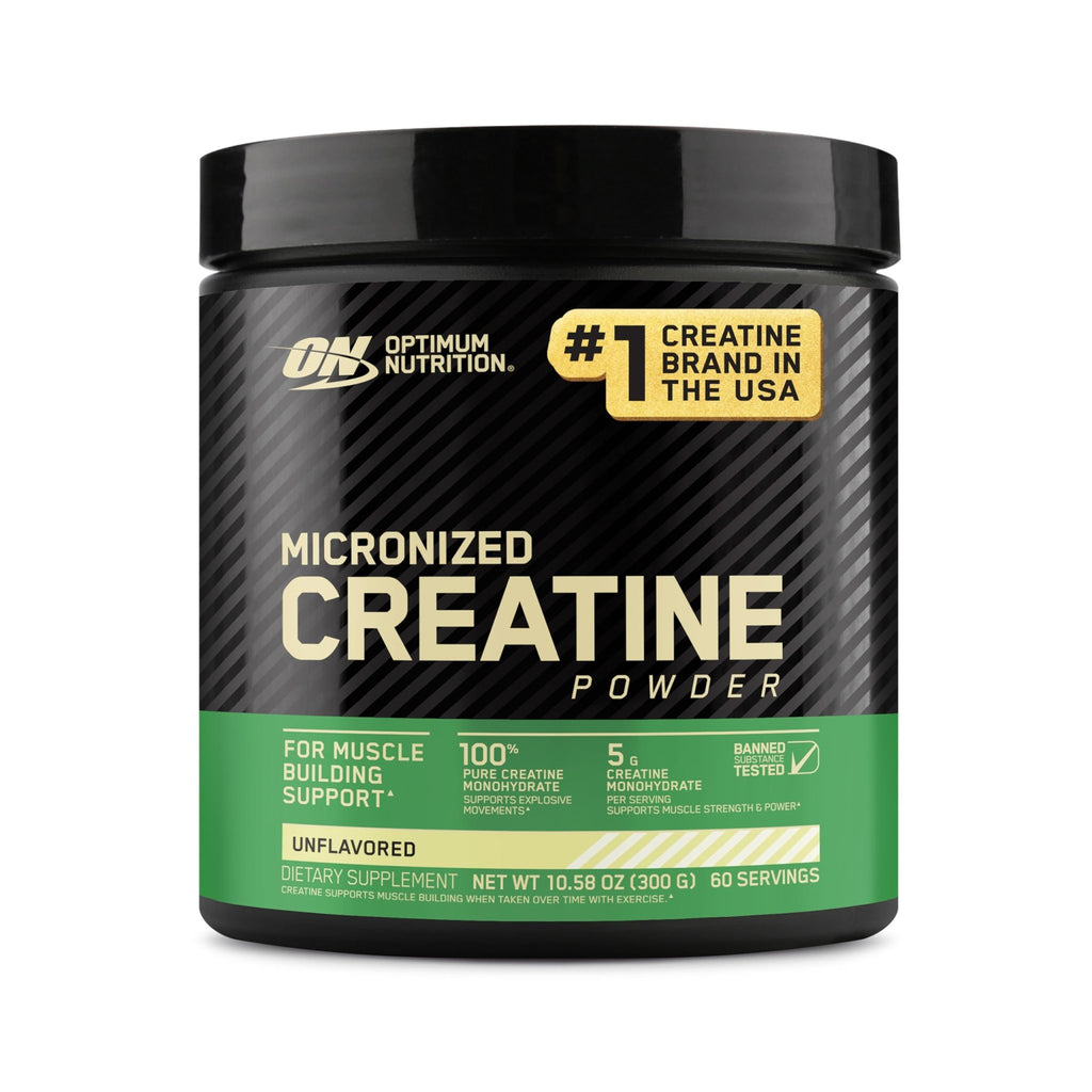 Optimum Nutrition Micronized Creatine Monohydrate Powder, Unflavored, 60 Servings, 300 Grams (Packaging May Vary) - FENGGESTORE20