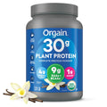 Orgain Organic 30g Vegan Plant Protein Powder, Vanilla, 9g EAAs + BCAAs, High Plant Protein, 4g Prebiotic + Fiber, 1g Sugar, Pre-Workout, Muscle Support + Recovery - 2.01lb (Packaging May Vary) - FENGGESTORE20
