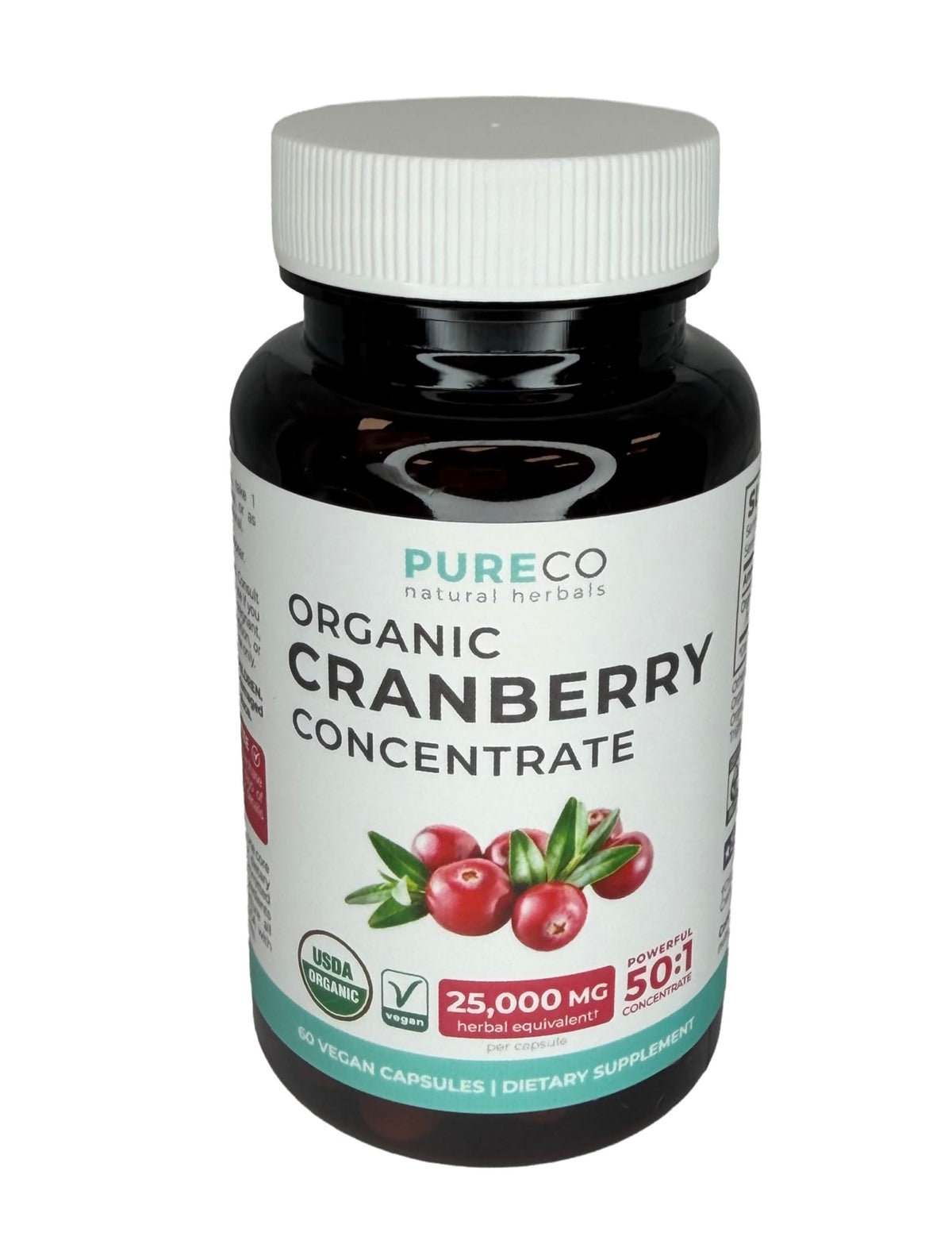 Organic Cranberry Pills - Vegan Supplement for Urinary Tract Health & Kidney Cleanse - Cranberry Pills for Women 500mg 50:1 Cranberry Concentrate Per Serving - FENGGESTORE20
