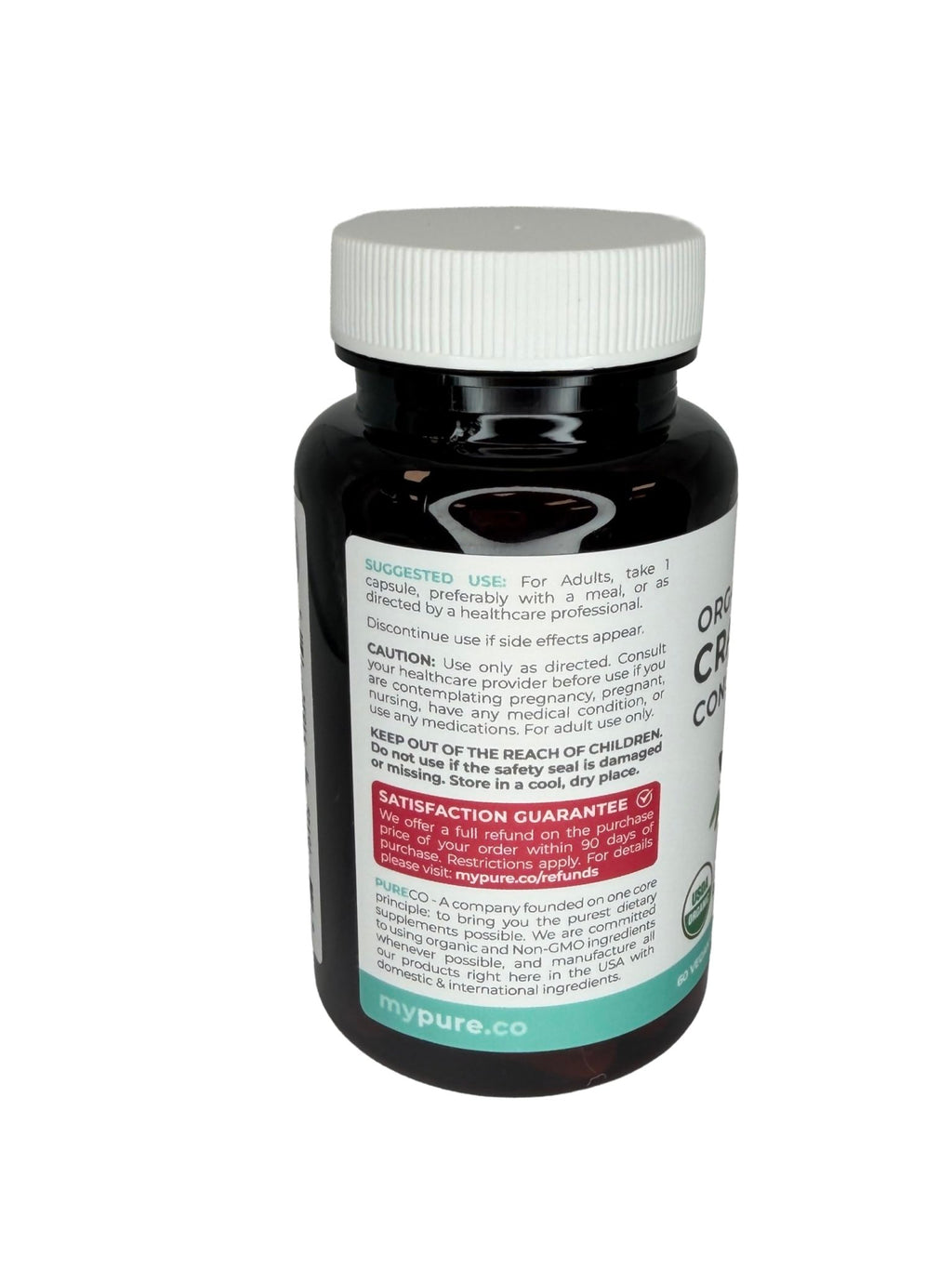 Organic Cranberry Pills - Vegan Supplement for Urinary Tract Health & Kidney Cleanse - Cranberry Pills for Women 500mg 50:1 Cranberry Concentrate Per Serving - FENGGESTORE20