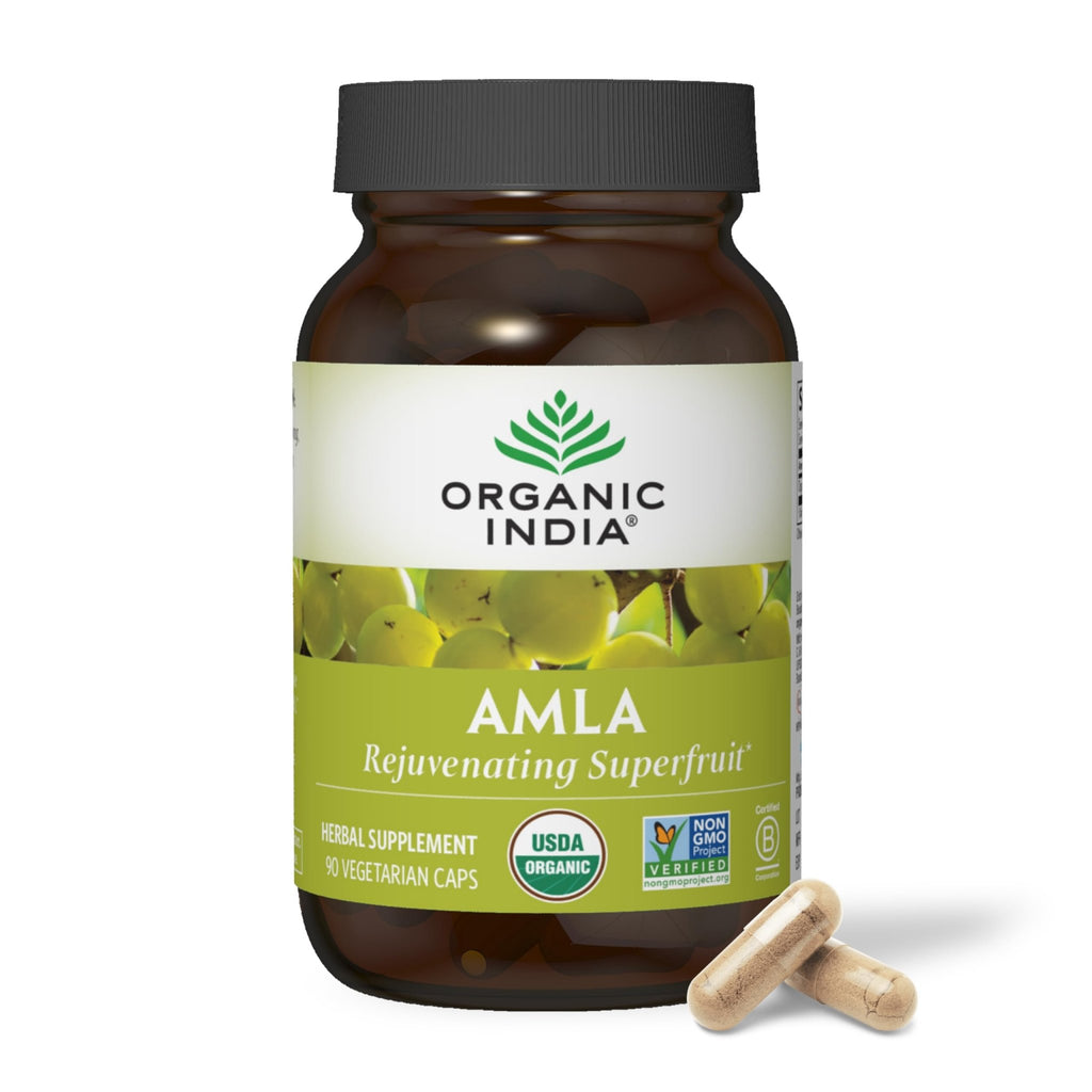 ORGANIC INDIA Amalaki Herbal Vitamin Supplement - Immune Support, Vitamin C, Vegan, Gluten-Free, Kosher, Ayurvedic, Antioxidant - FENGGESTORE20