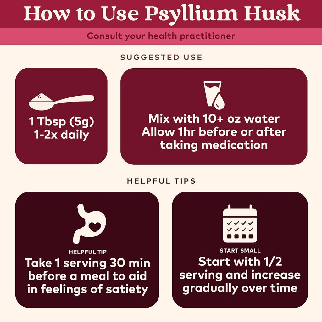 ORGANIC INDIA Psyllium Herbal Powder - Whole Husk Fiber, Vegan, Gluten-Free, USDA Certified Organic, Non-GM - FENGGESTORE20