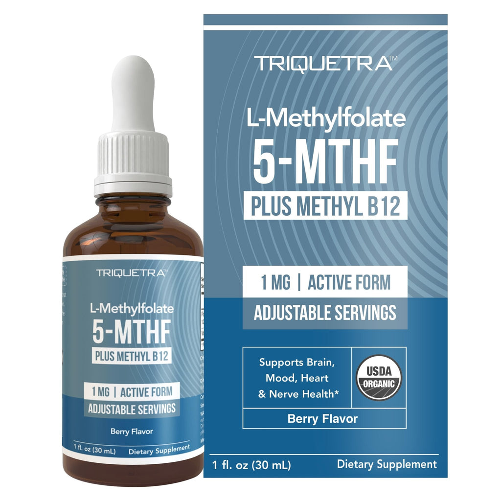 Organic Methyl Folate 1000 mcg + Methyl B12 Cofactor (300 Servings) – Metabolically Active 5-MTHF Form, Organic Berry Flavor - FENGGESTORE20