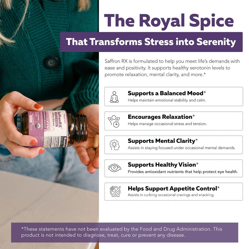 Organic Saffron Extract: Optimized Extract with Safromotivines, Safranal, and Crocins – Clinically Studied | Premium Persian Sargol Quality | Supports Mood, - FENGGESTORE20