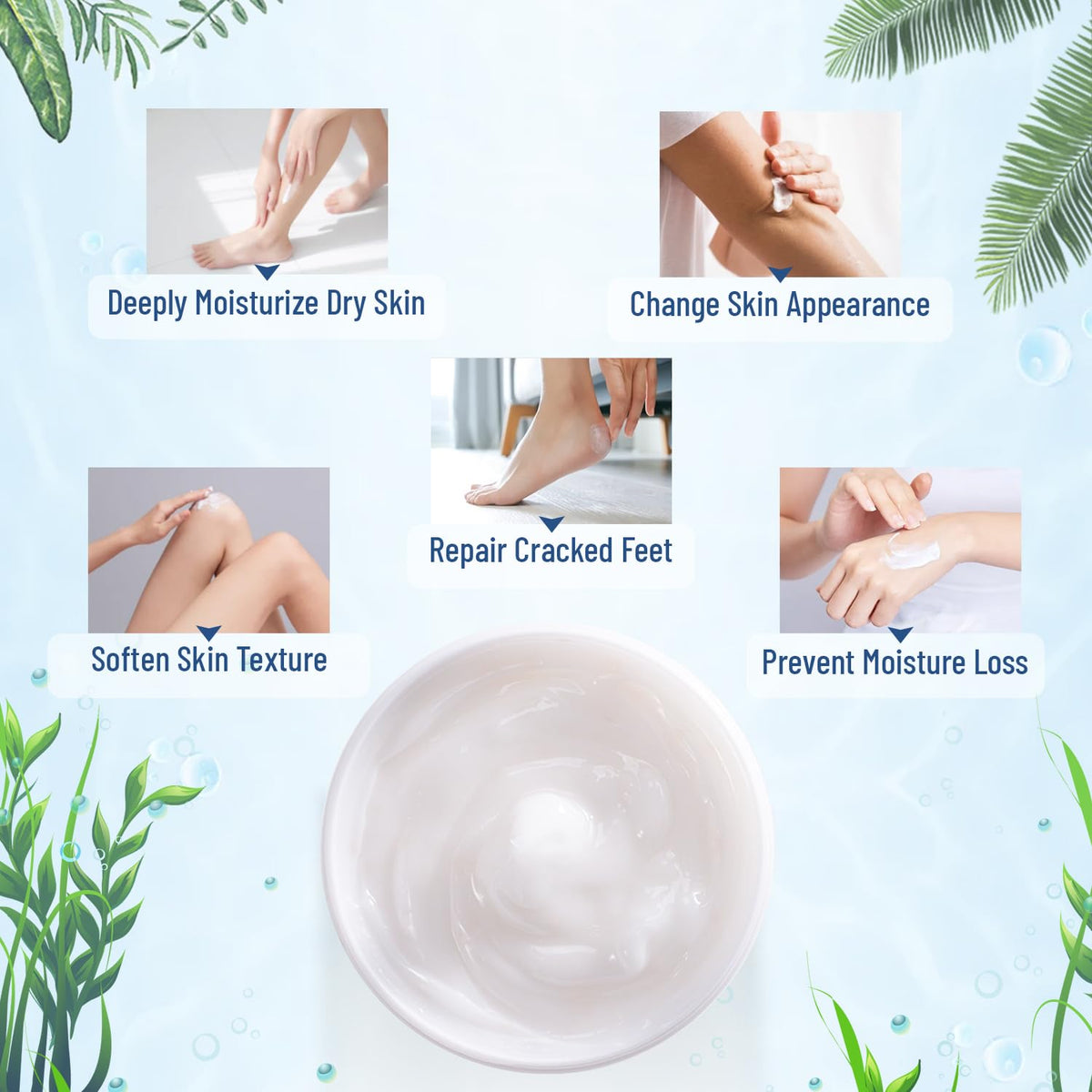 OUKEYA Urea Cream 40 Percent,Foot & Hand Cream for Dry Cracked,Urea Lotion for Feet Maximum Strength - FENGGESTORE20