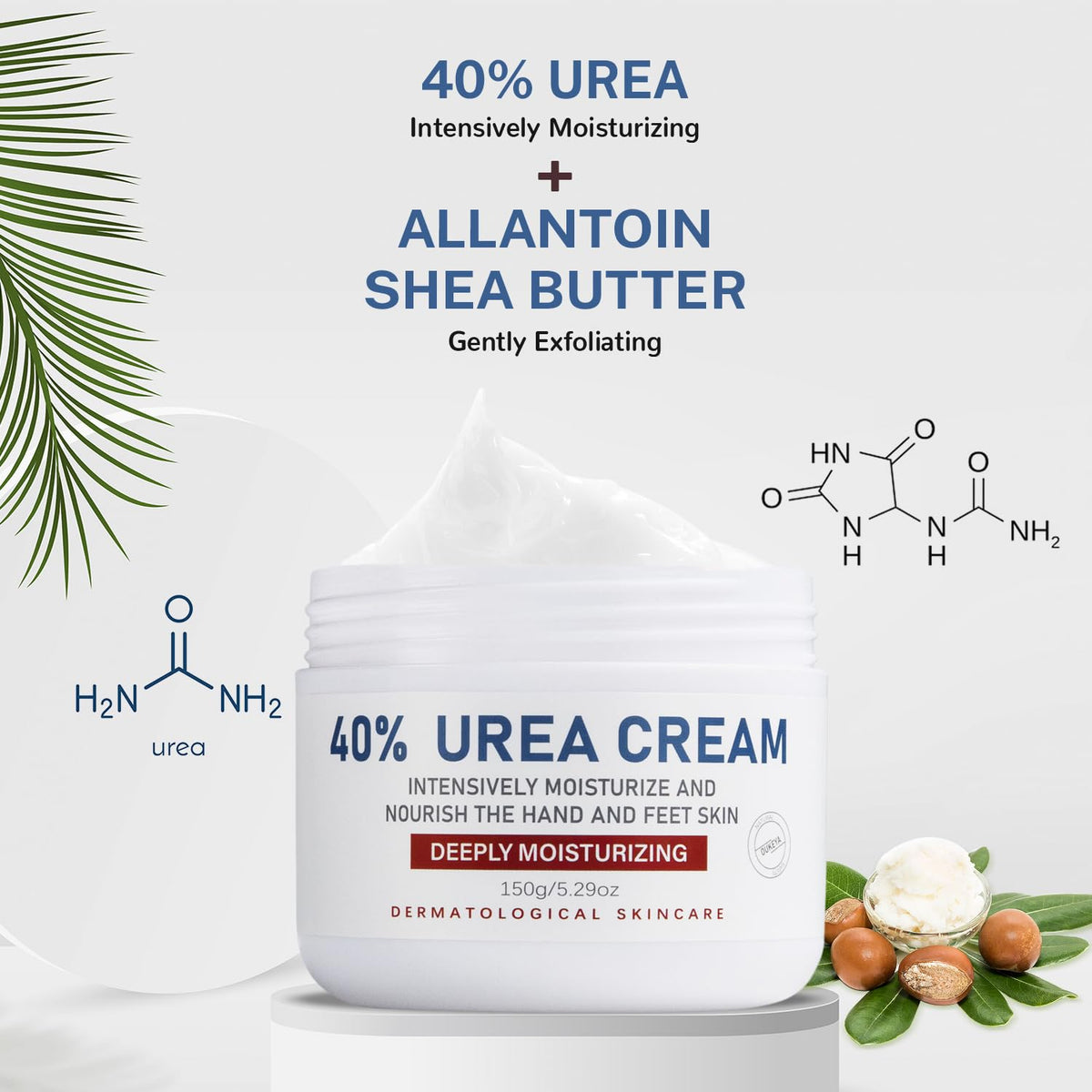 OUKEYA Urea Cream 40 Percent,Foot & Hand Cream for Dry Cracked,Urea Lotion for Feet Maximum Strength - FENGGESTORE20
