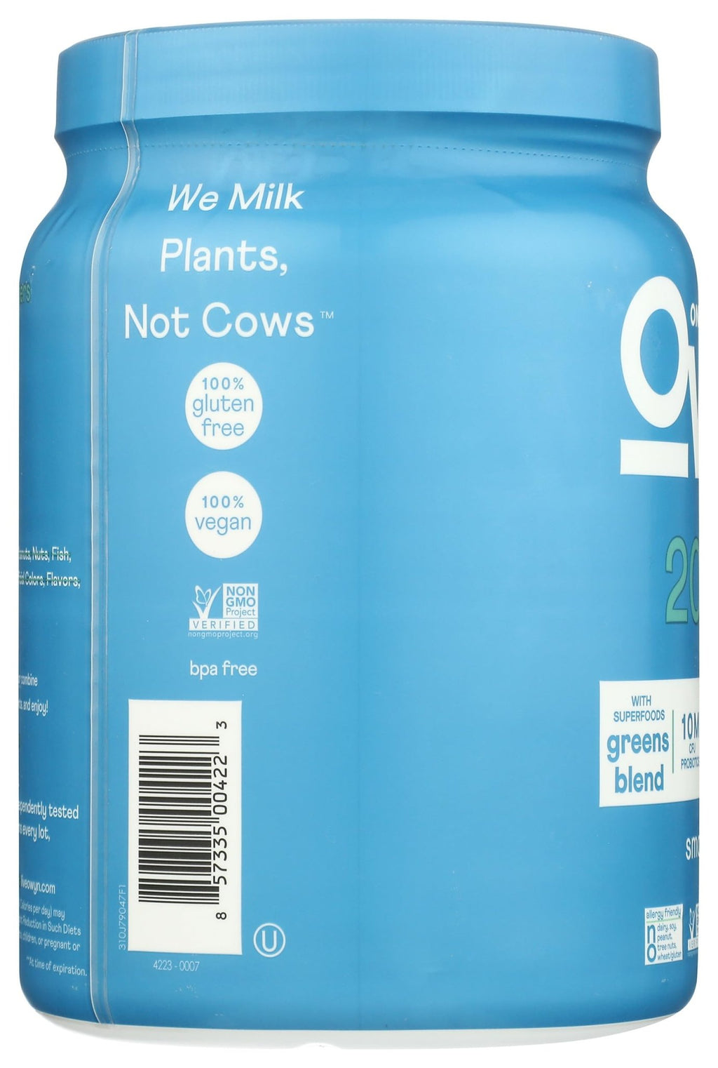 OWYN Only What You Need Plant-Based Protein Powder, Smooth Vanilla, 1.05 lbs - FENGGESTORE20