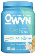 OWYN Only What You Need Plant-Based Protein Powder, Smooth Vanilla, 1.05 lbs - FENGGESTORE20