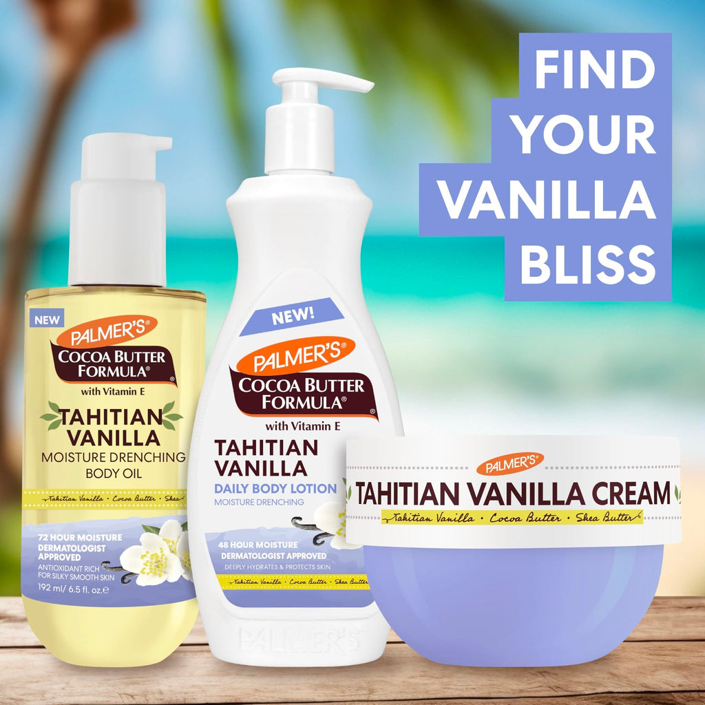Palmer's Cocoa Butter Formula Body Oil, Moisture Drenching Tahitian Vanilla, 6.5 Oz, 72Hr Hydration with Shea Butter & Vitamin E for Softer Skin - FENGGESTORE20