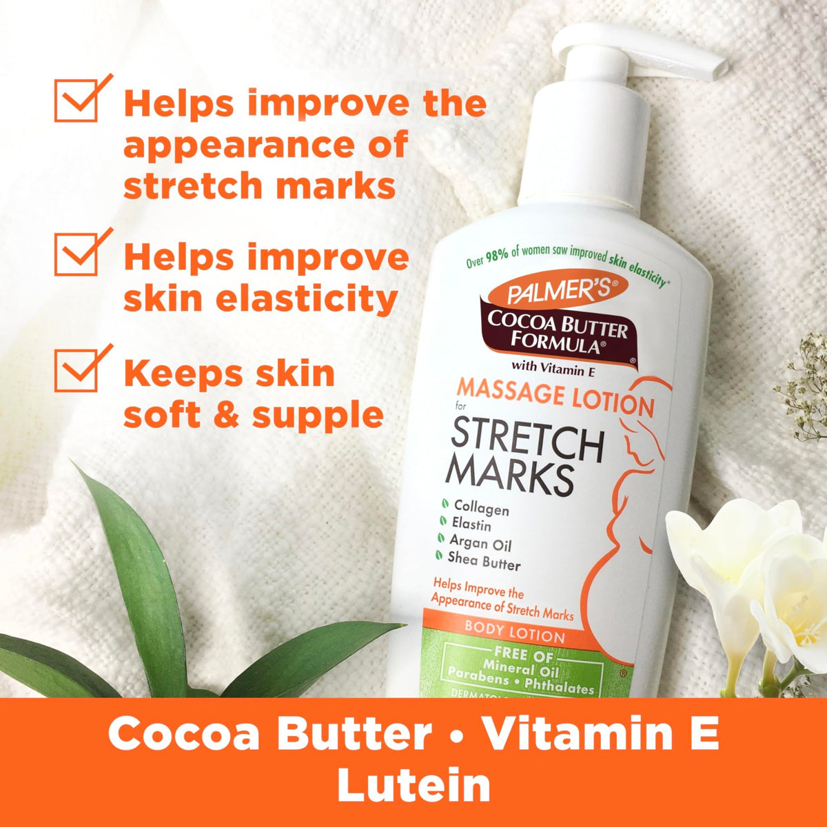 Palmer's Cocoa Butter Formula Massage Lotion For Stretch Marks, Pregnancy Skin Care - FENGGESTORE20
