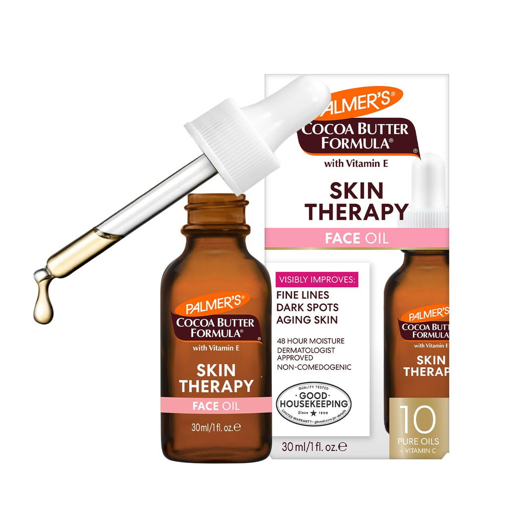 Palmer's Cocoa Butter Formula Moisturizing Skin Therapy Oil for Face with Vitamin E, C & 10 Pure Facial Oils Blend - FENGGESTORE20