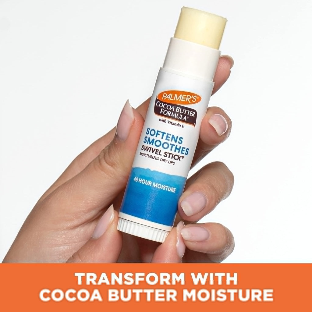 Palmer's Cocoa Butter Formula Moisturizing Swivel Stick with Vitamin E, Lip Balm for Valentine's Day, Face & Body Moisturizer Stick - FENGGESTORE20