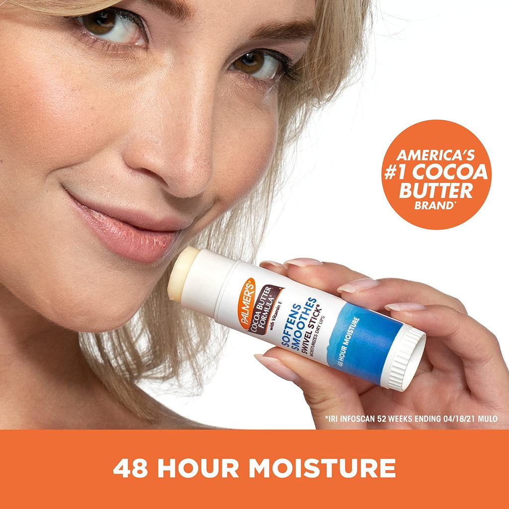 Palmer's Cocoa Butter Formula Moisturizing Swivel Stick with Vitamin E, Lip Balm for Valentine's Day, Face & Body Moisturizer Stick - FENGGESTORE20