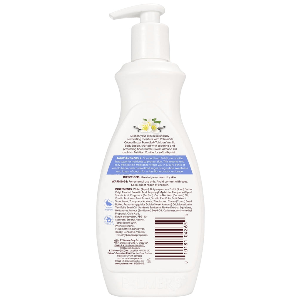 Palmer's Cocoa Butter Formula Tahitian Vanilla Body Lotion, 13.5 Oz, Daily Moisturizing Lotion for Dry Skin with Shea Butter & Vitamin E - FENGGESTORE20