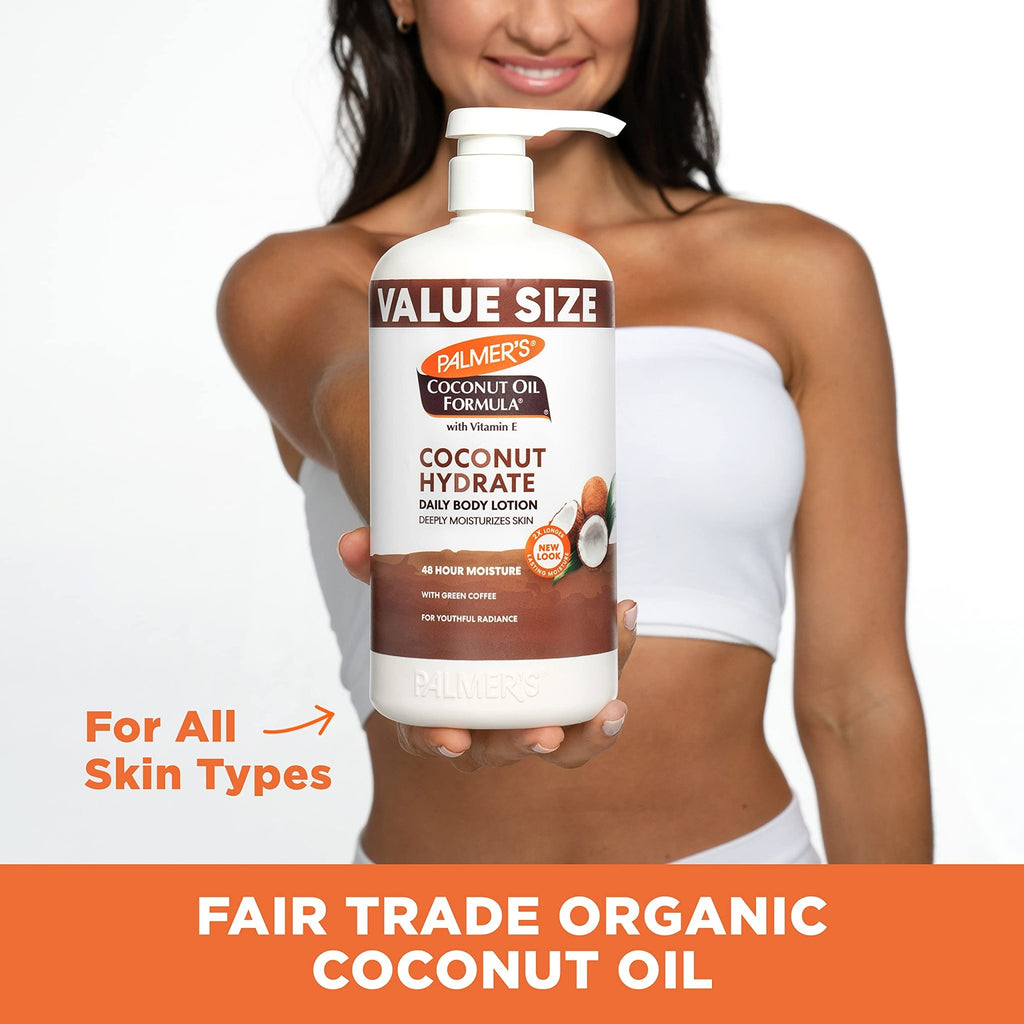 Palmer's Coconut Oil Formula Body Lotion for Dry Skin, Hand & Body Moisturizer with Green Coffee Extract & Vitamin E - FENGGESTORE20