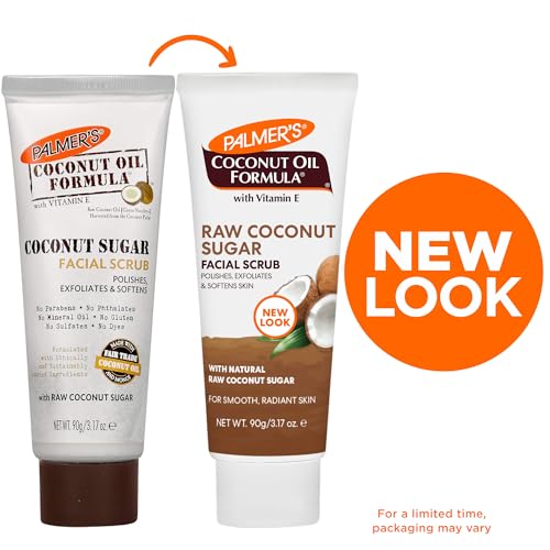 Palmer's Coconut Oil Formula Coconut Sugar Facial Scrub Exfoliator, Face Scrub to Gently - FENGGESTORE20