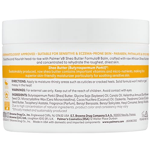 Palmer's Shea Butter Formula Raw African Shea Butter Balm, Nourishing Body Moisturizer - FENGGESTORE20