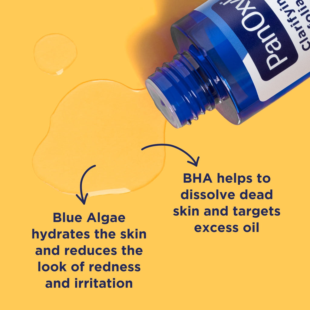 PanOxyl Clarifying Exfoliant with 2% Salicylic Acid, BHA Liquid Exfoliant for Face, Unclogs, Minimizes Appearance of Pores - FENGGESTORE20