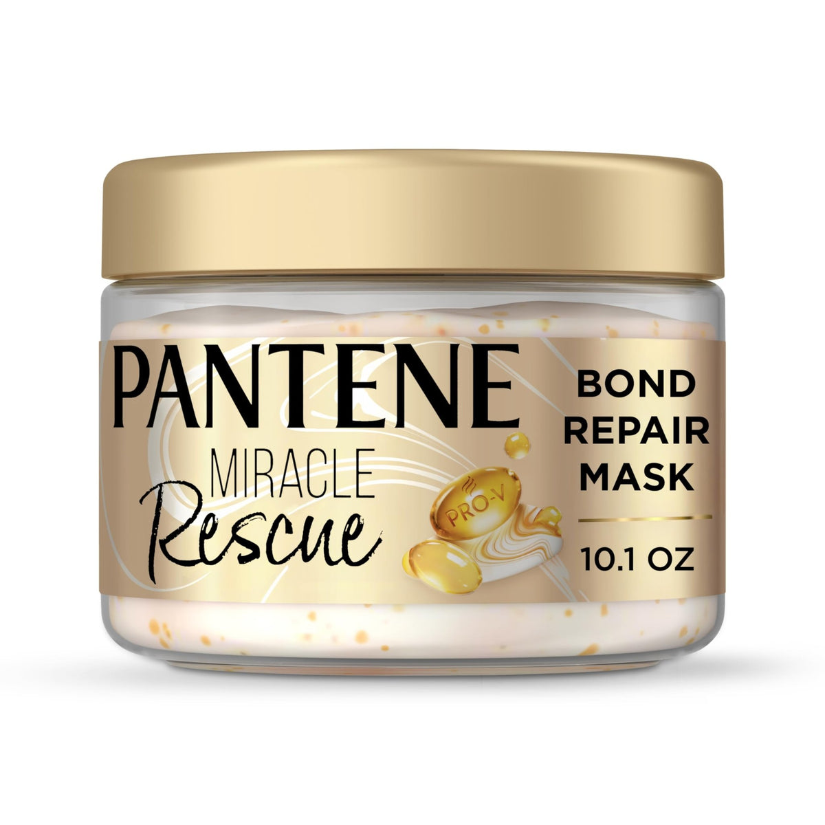 Pantene Miracle Rescue Hair Mask, Intensive Bond Repair with Melting Pro-V Pearls, Melts Away Damage, Builds Bonds, Strengthens Against Damage, - FENGGESTORE20