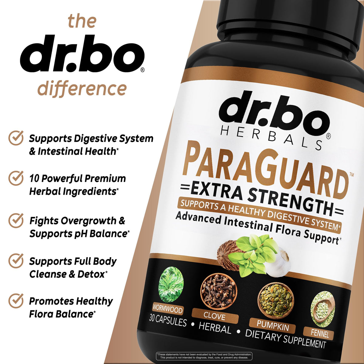 ParaGuard Cleanse Detox Pills - Extra Strength Intestinal Guard Formula Supplement, Black Walnut Wormwood Clove & Oregano - Adults Natural Herbal - FENGGESTORE20