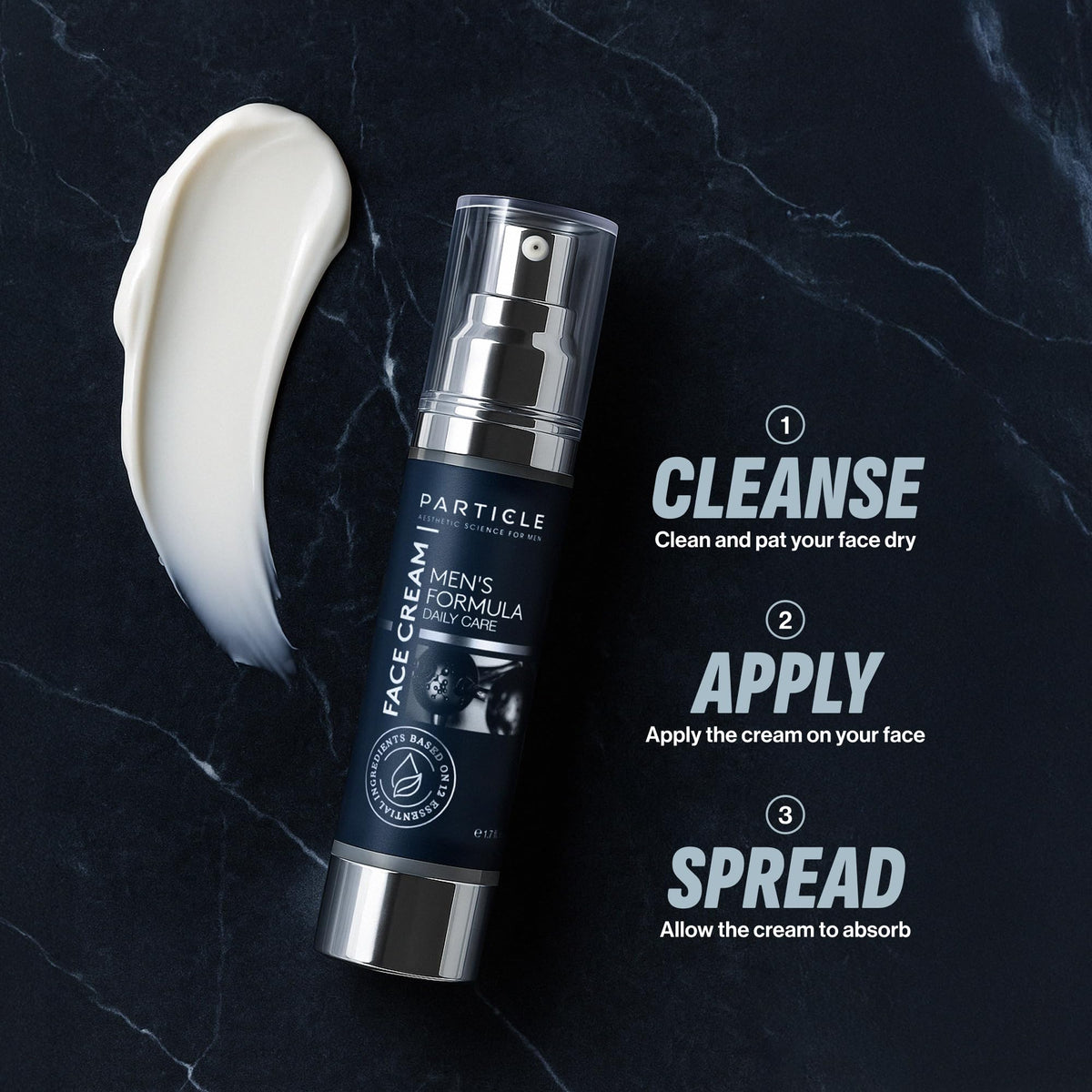 Particle 6-in-1 Face Cream for Men, Men’s Daily Hydrating Moisturizer with Vitamin c - FENGGESTORE20