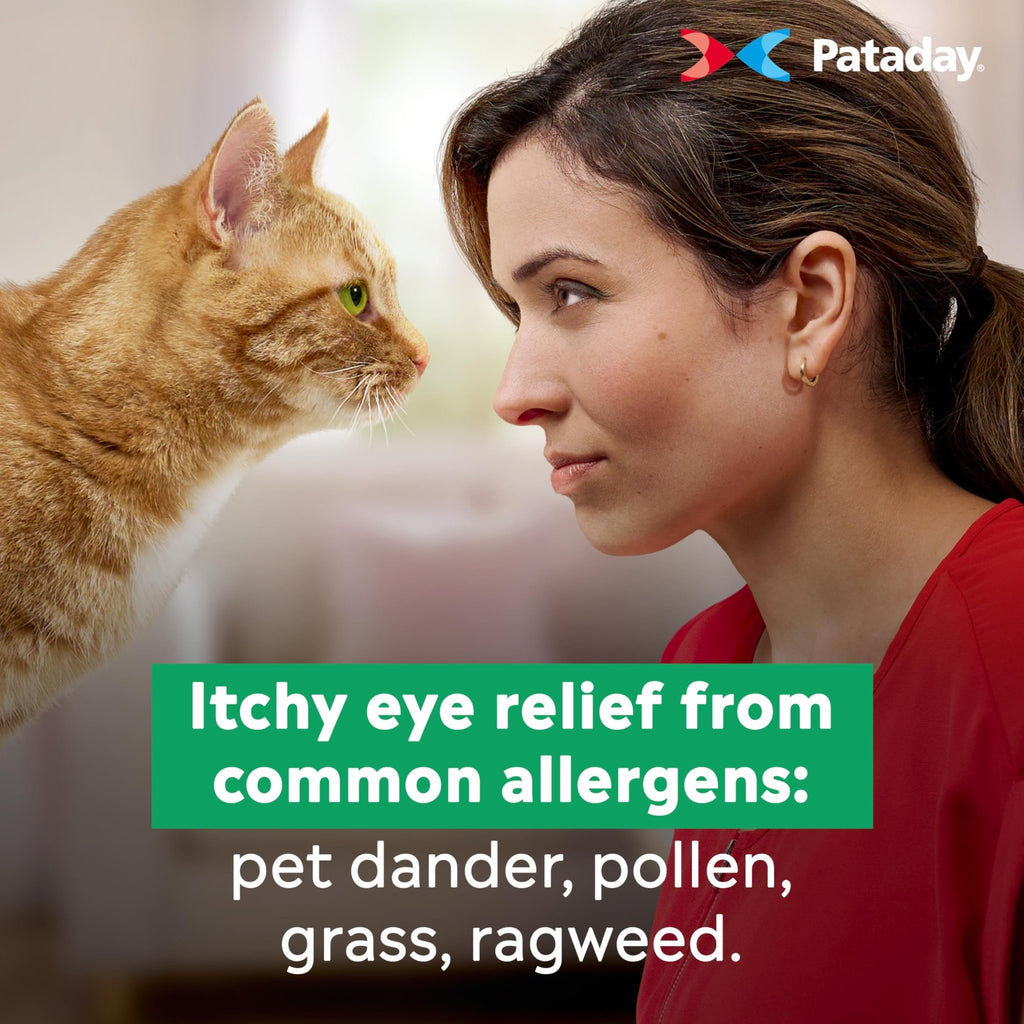 Pataday Once Daily Extra Strength Relief Allergy Eye Drops, 2.5 ml, Twin Pack, Antihistamine Eye Drops with Olopatadine 0.7% for Relief from Eye Allergy Itching, Works Up to 24 Hours - FENGGESTORE20