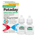 Pataday Once Daily Extra Strength Relief Allergy Eye Drops, 2.5 ml, Twin Pack, Antihistamine Eye Drops with Olopatadine 0.7% for Relief from Eye Allergy Itching, Works Up to 24 Hours - FENGGESTORE20
