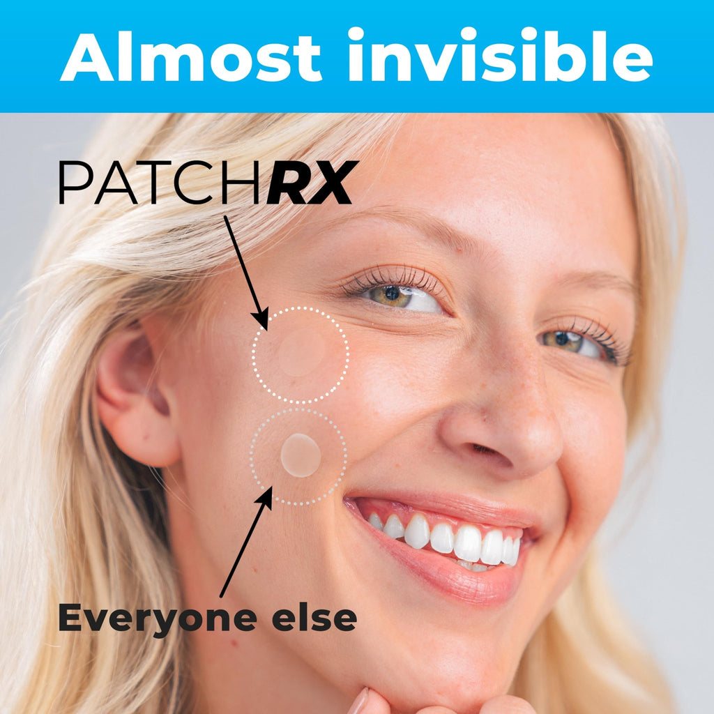 PatchRx Pimple Patches for Face (120 Patches), Hydrocolloid Acne Patches with Tea Tree Oil - FENGGESTORE20