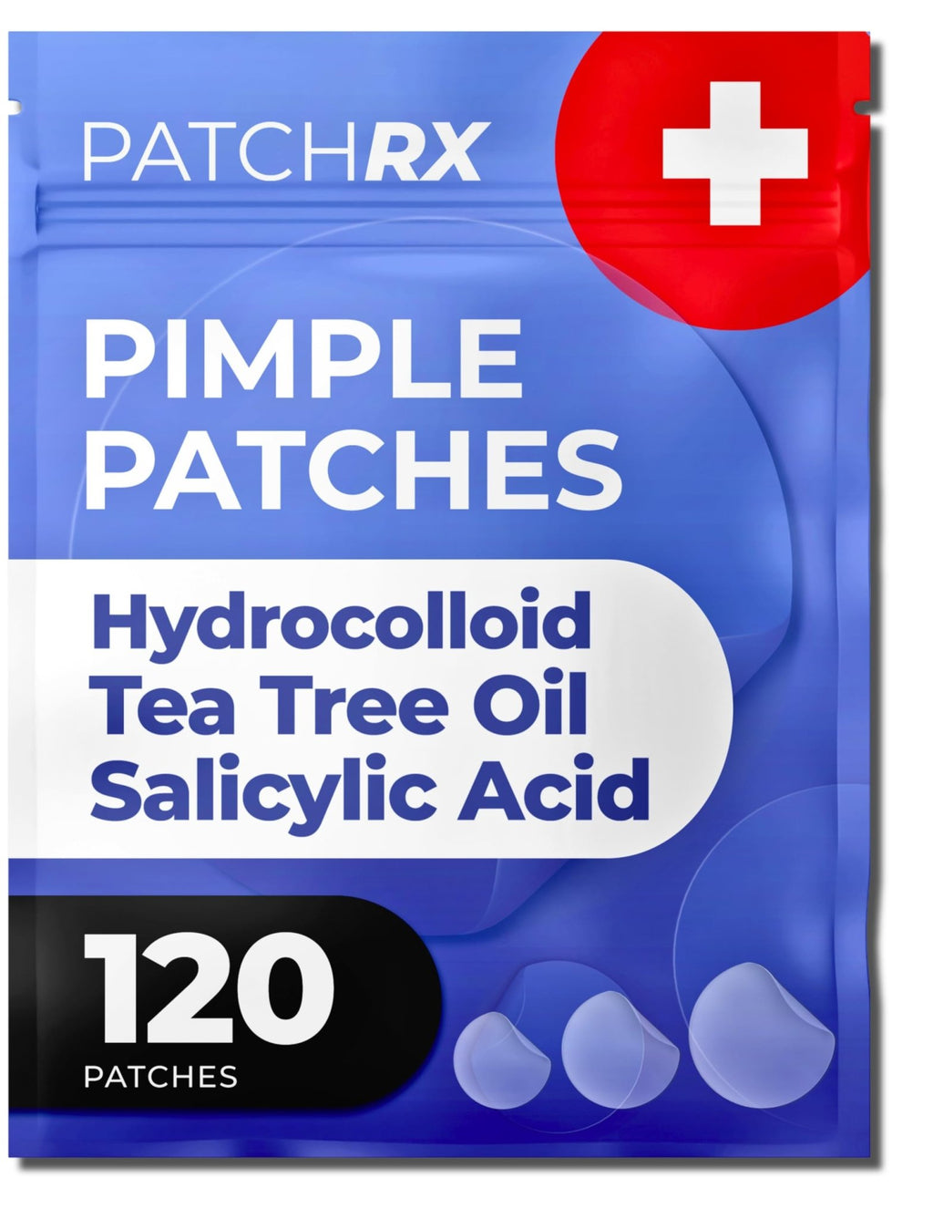 PatchRx Salicylic Pimple Patches (120 Pack), Salicylic Acid Acne Patches with Tea Tree Oil - FENGGESTORE20