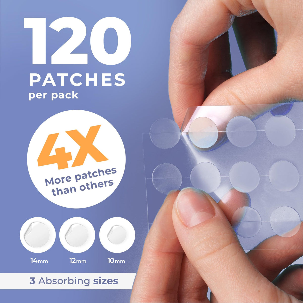 PatchRx Salicylic Pimple Patches (120 Pack), Salicylic Acid Acne Patches with Tea Tree Oil - FENGGESTORE20