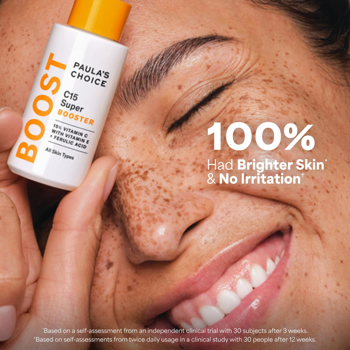 Paula's Choice BOOST C15 Super Booster, 15% Vitamin C Serum for Face, Face Serum with Vitamin E & Ferulic Acid - FENGGESTORE20