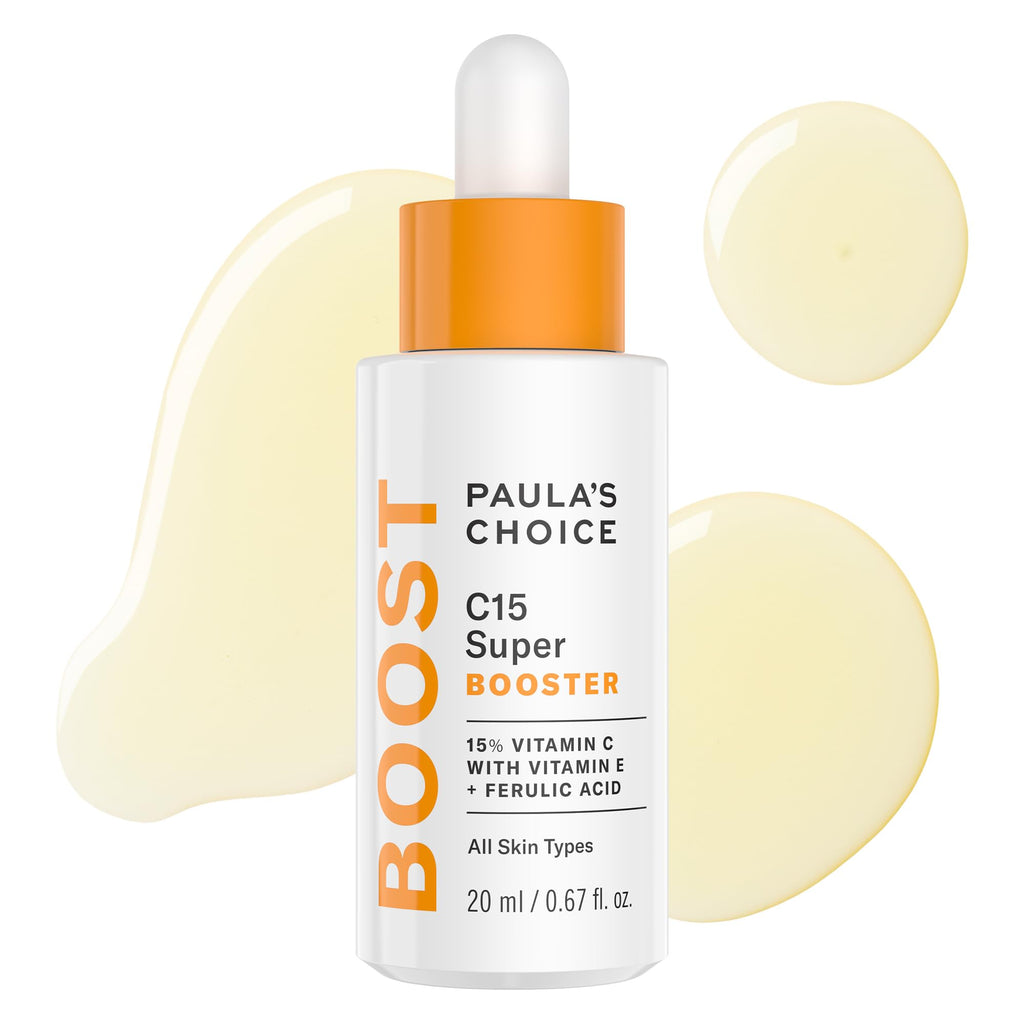 Paula's Choice BOOST C15 Super Booster, 15% Vitamin C Serum for Face, Face Serum with Vitamin E & Ferulic Acid - FENGGESTORE20