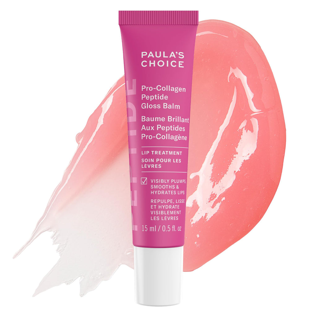 Paula’s Choice Pro-Collagen Peptide Gloss Lip Balm, Hydrates & Smooths Lips, Sheer & Glossy Finish for Fuller Lips - FENGGESTORE20