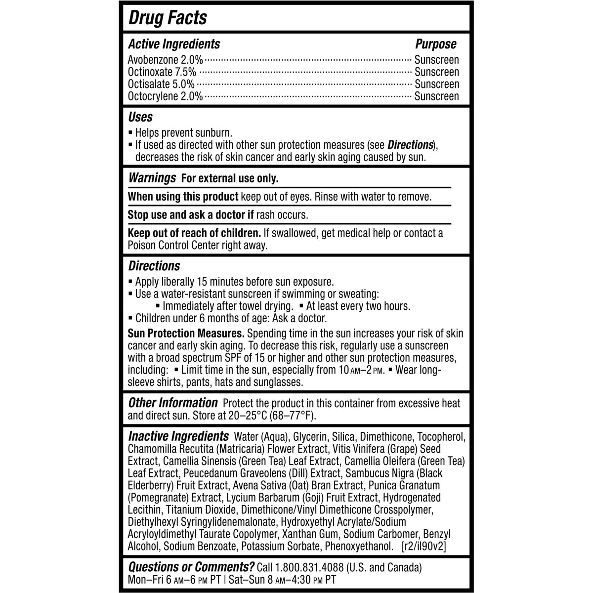 Paula's Choice RESIST Daily Hydrating Fluid Face Moisturizer with SPF 50 Sunscreen, Face Sunscreen for Oily Skin, Chamomile & Vitamin E, UVA/UVB Protection, Fragrance-Free, TSA Friendly, 2 Fl Oz - FENGGESTORE20